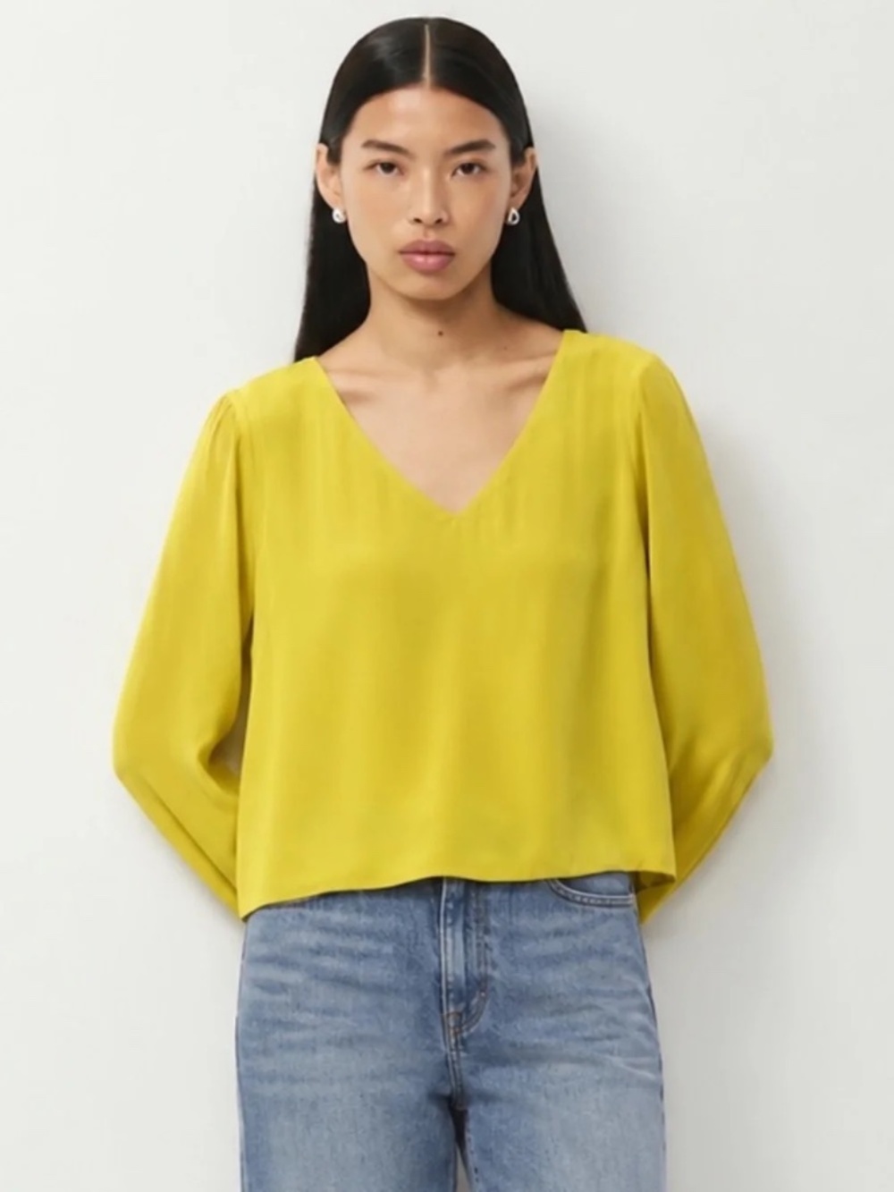 Aritizia | Babaton | M | Murphy Long Sleeve Blouse